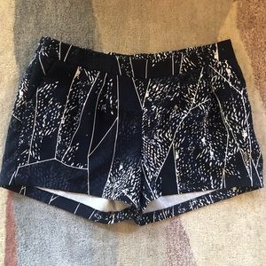 Blue and white shorts from target